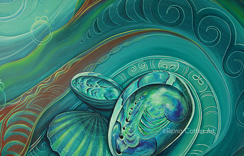 Canvas Print- Paua / Abalone Shell