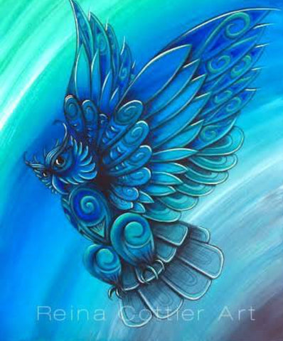 Painting -Guardian ( Flying Owl)