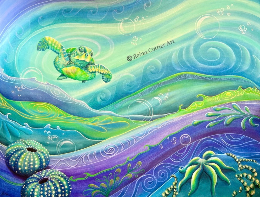 Canvas Print- Seabed 3~ Treasures in the Reef