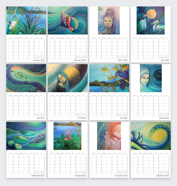 Calendar 2025 - Original Paintings