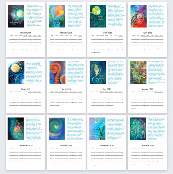 2026 CALENDAR - Words of Inspiration (Cost incl shipping)