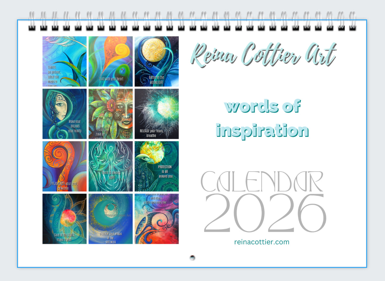 2026 CALENDAR - Words of Inspiration (Cost incl shipping)