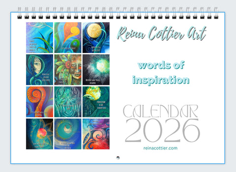 2026 CALENDAR - Words of Inspiration (Cost incl shipping)