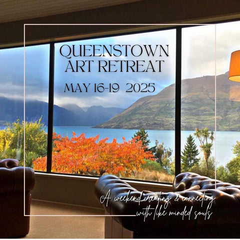 🏔️ Art Retreat Queenstown    (16-19 May 2025)🎨           Discount if booked this month!