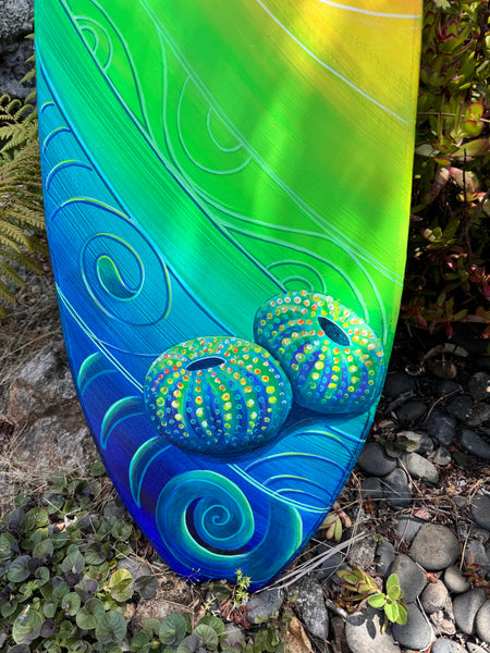 Mini Surfboard Art- ready to hang