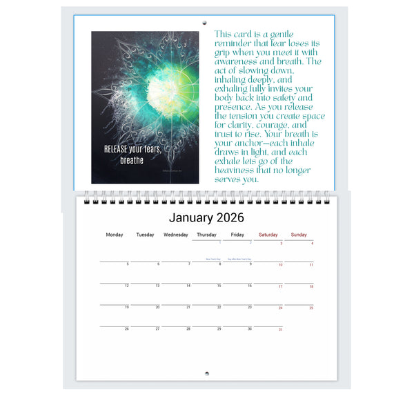 2026 CALENDAR - Words of Inspiration (Cost incl shipping)