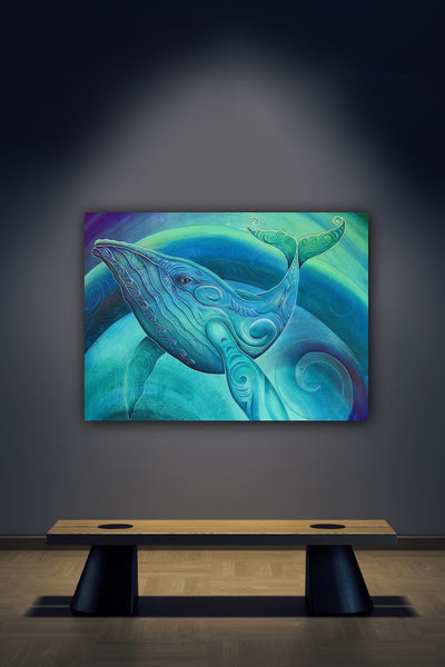 Canvas Print- Tohora / Whale (3 sizes)