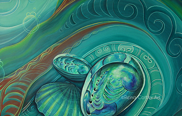Canvas Print- Paua / Abalone Shell