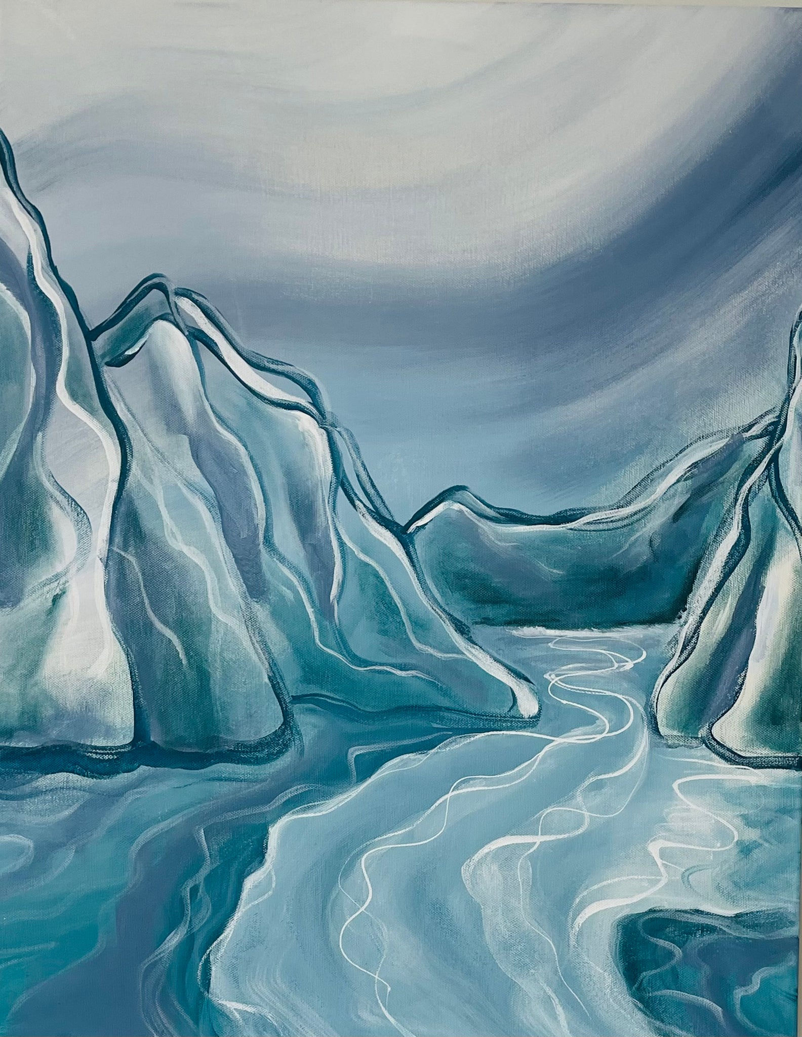 Painting - Milford Sound