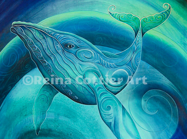 Canvas Print- Tohora / Whale (3 sizes)